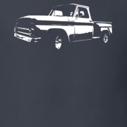 1964 C-10 Stepside Side View Dark Shirt
