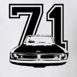 1971 Dodge Dart Grill View Year Light Color Shirt