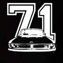 1971 Dodge Dart Grill View Year Dark Color Shirt
