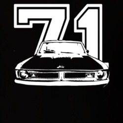 1971 Dart Grill View Year Dark Color Shirt