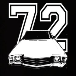 1972 El Camino Grill View Year Dark Color Shirt