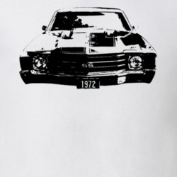 1972 El Camino Grill View Faded Look Light Color Shirt