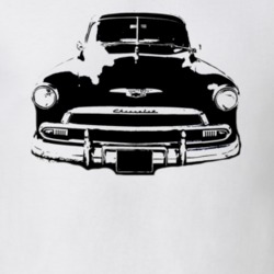 1951 Fleetline Grill View Black Graphic T Shirt