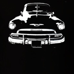 1951 Fleetline Grill View White Graphic T Shirt