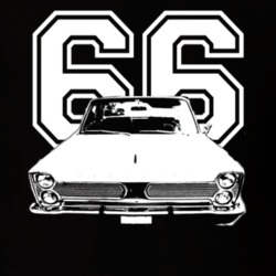 1966 Plymouth Sport Fury Grill View Year Dark Color Shirt