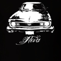 1974 Nova Grill View Model Dark Color Shirt