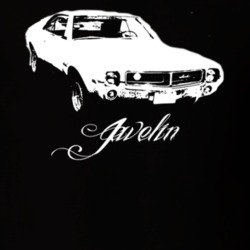 1968 AMC Javelin Grill View Model Dark Color Shirt