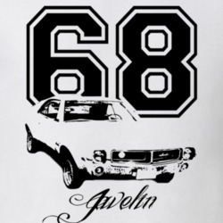 1968 AMC Javelin Grill View Year Model Light Color Shirt