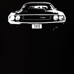 1970 Challenger TA Grill View Dark Shirt