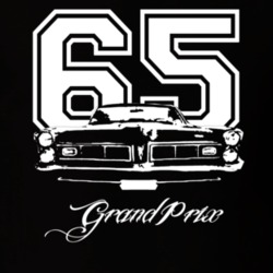 1965 Grand Prix Grill View Year Model Dark Color Shirt