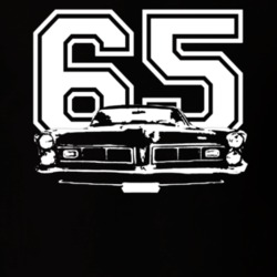 1965 Grand Prix Grill View Year Dark Color Shirt