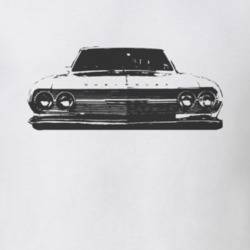 1965 CHEVELLE Grill Black Graphic T Shirt