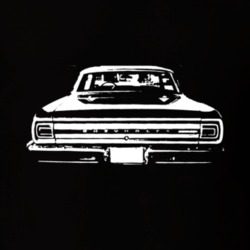 1965_Chevelle_Rear_White_Graphic T Shirt