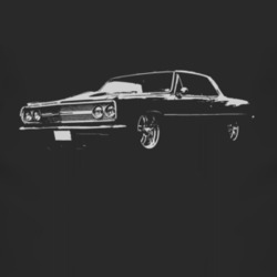 1965 CHEVELLE Side White Graphic T Shirt