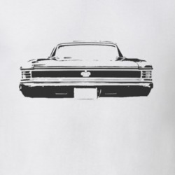 1967 Chevy Chevelle Rear Black Graphic T Shirt