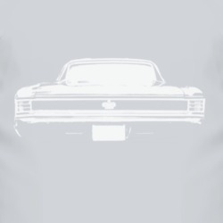 1967 Chevy Chevelle Rear Whitr Graphic T Shirt