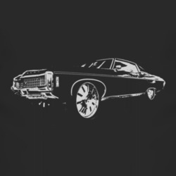 1969_CHEVY_CAPRICE_Side_White_Graphic T Shirt
