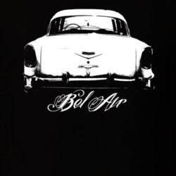 1956 Bel Air Rear View Model Dark Color Shirt