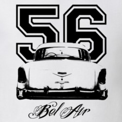 1956 Bel Air Rear Year Model Light Color Shirt