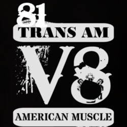 1981 Pontiac Trans Am American Muscle V8 Car Lover T Shirt