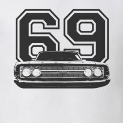 1969_ Fairlane Grill Black Graphic Year T Shirt