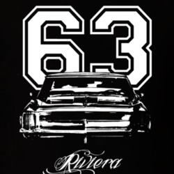 1963 Buick Riviera Grill Year Model White Graphic T Shirt