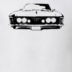 1964 Buick Riviera Grill View Light Color Shirt