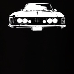 1964 Buick Riviera Grill View Dark Color Shirt