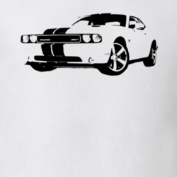 2012 Challenger SRT Grill View Light Color Shirt