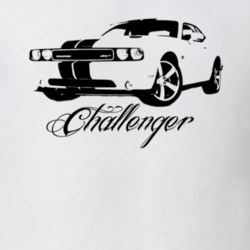 2012 Challenger SRT Grill View Model Light Color Shirt