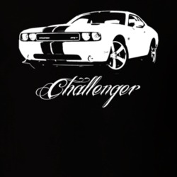 2012 Challenger SRT Grill View Model Dark Shirt