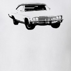 1966 Impala SS Side View Light Color Shirt