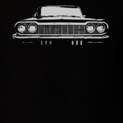 1963 Bel Air Grill View Dark Color Shirt
