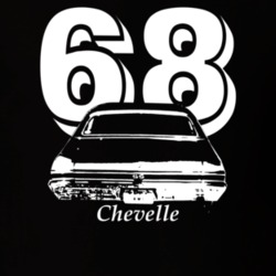 1968 Chevelle Rare Year Model Light Color T Shirt