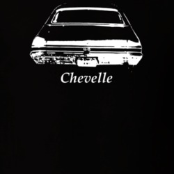 1968 Chevelle Rear Model Dark Color T Shirt
