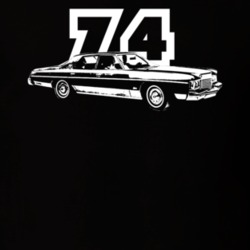 1974 Belair Side Year Dark Color T Shirt