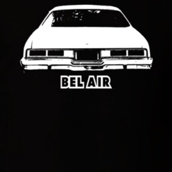 1974 Belair Rear Model Dark Color T Shirt