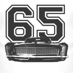 1965 BUICK RIVIERA Grill Black Graphic Year T Shirt
