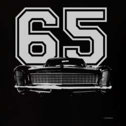 1965 BUICK RIVIERA Grill White Graphic Year T Shirt