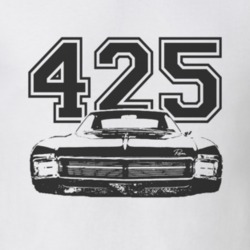 1966 BUICK RIVIERA Grill Black Graphic Engine Size T Shirt