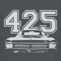 1966 BUICK RIVIERA Grill White Graphic Engine Size T Shirt