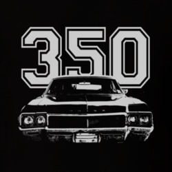 1968_BUICK_ SKYLARK_Grill_White Graphic_Engine Size T Shirt