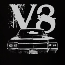 1968 BUICK SKYLARK Grill White Graphic V8 T Shirt