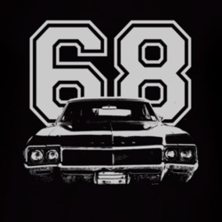 1968 BUICK SKYLARK Grill White Graphic Year T Shirt