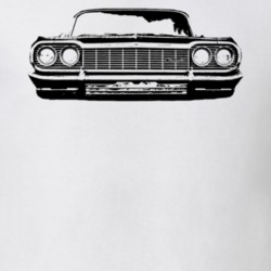 1964 Impala Grill View Light Color Shirt