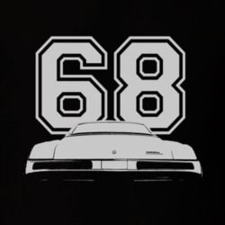 1968 BUICK Riviera Rear Year Dark Color Shirt