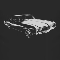 1968 BUICK WILDCAT Side White Graphic T Shirt