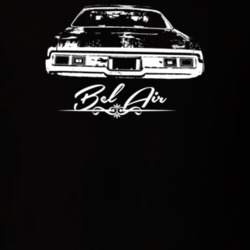 1973 Belair Rear Model Dark Color T Shirt