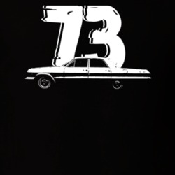 1973 Belair Side Year Dark Color T Shirt