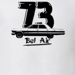 1973 Belair Side Year Model Light Color T Shirt